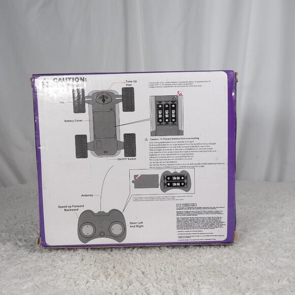 XVB Monzoo Monster Full Function 49 MHz Remote Control RC Car Purple - Picture 8 of 8